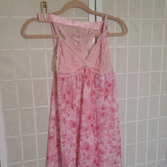 French Affair pink nightie set New size L - Picture 2 of 6